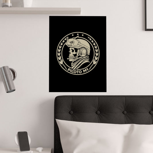 GhostPilot Satin Poster 18 x 24