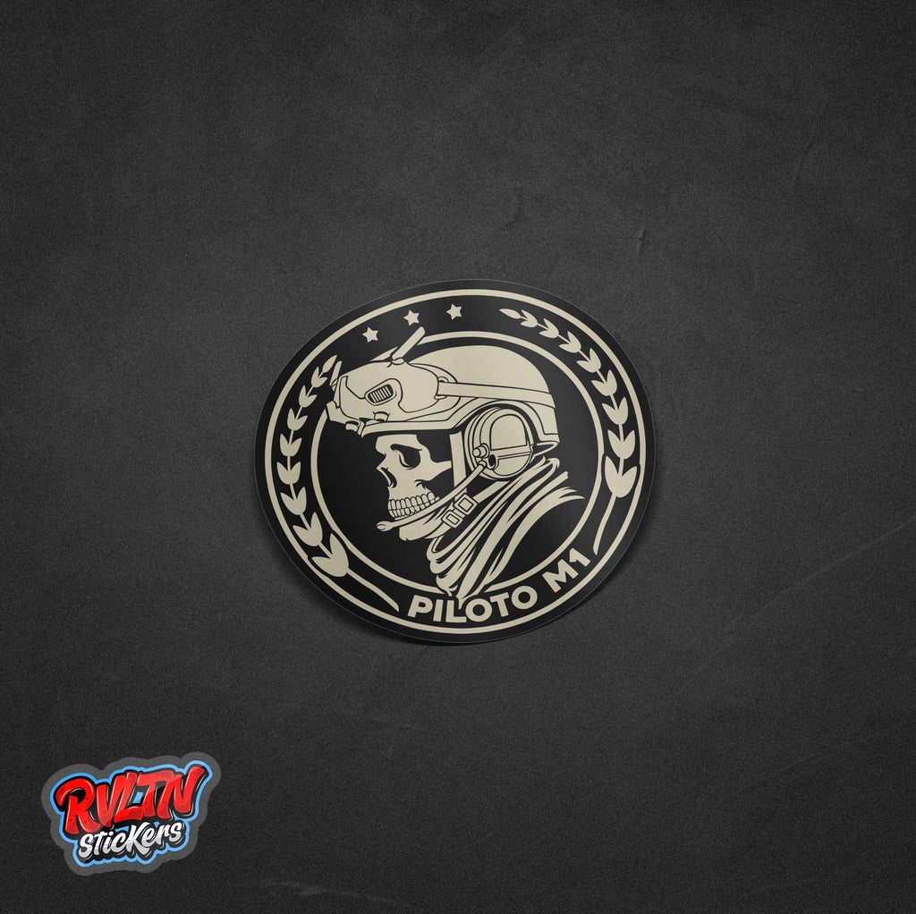 Sticker Premium Piloto M1