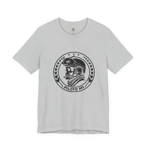 Camiseta GhostPilot Unisex Manga Corta – Logo Negro | PILOTO M1