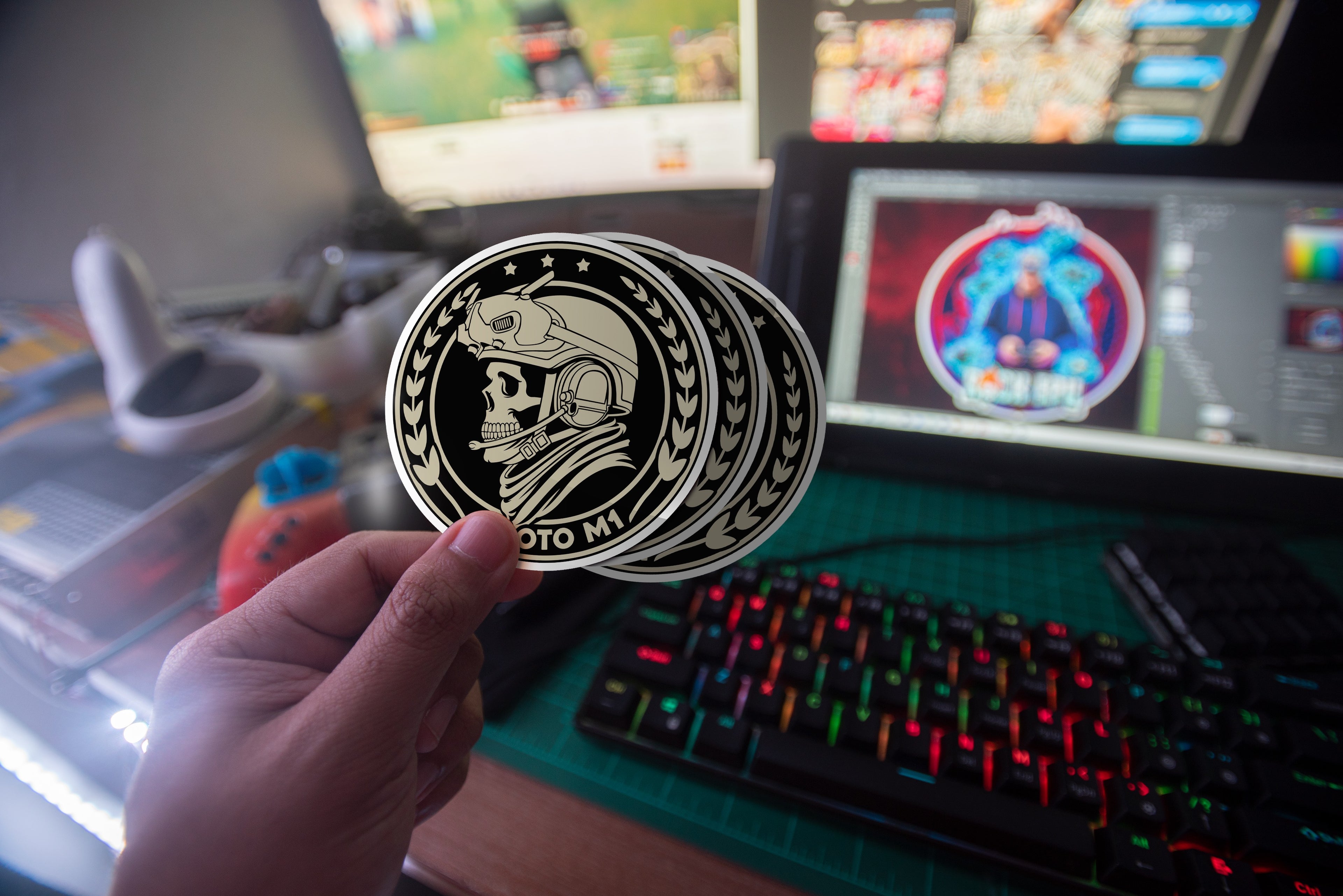 Sticker Premium Piloto M1