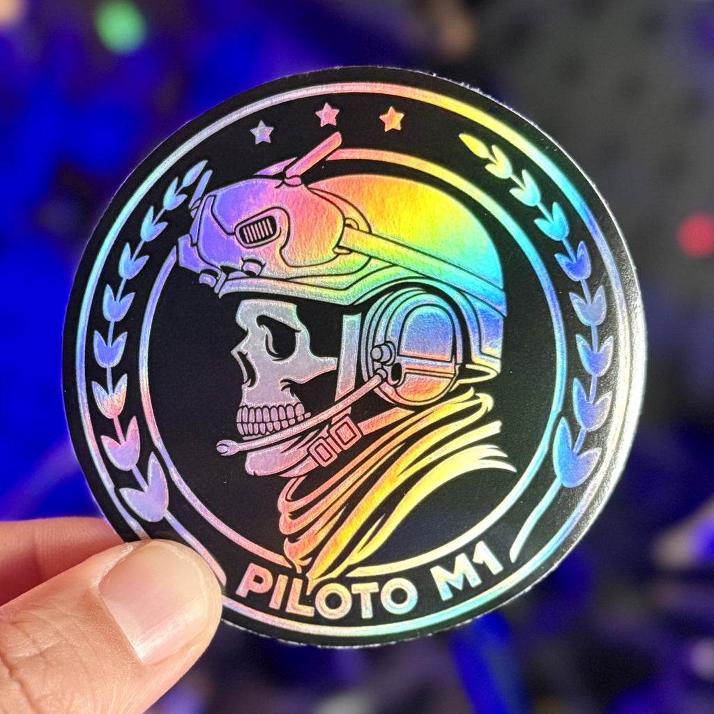 Sticker Premium Piloto M1